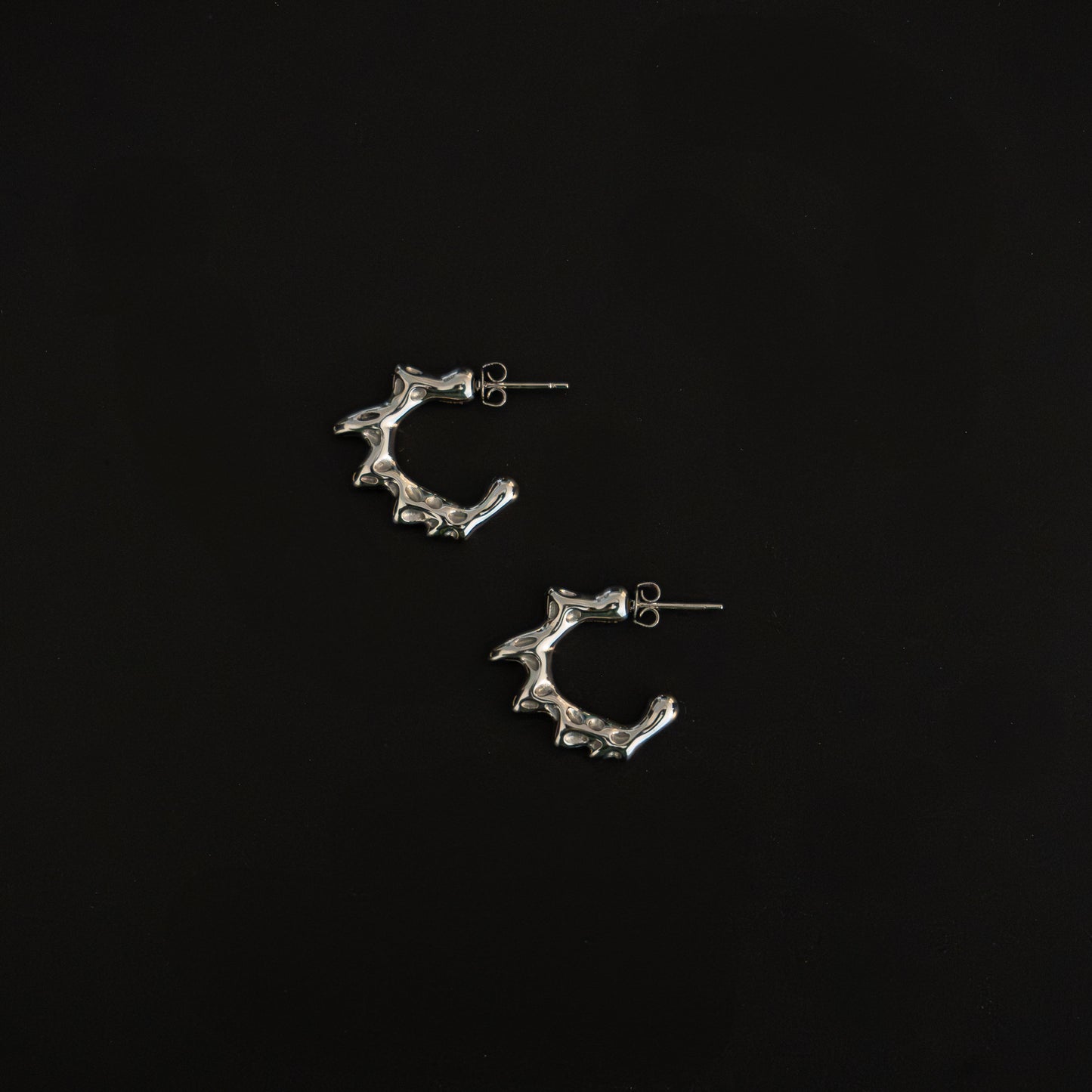 Orecchini Irregolari Silver