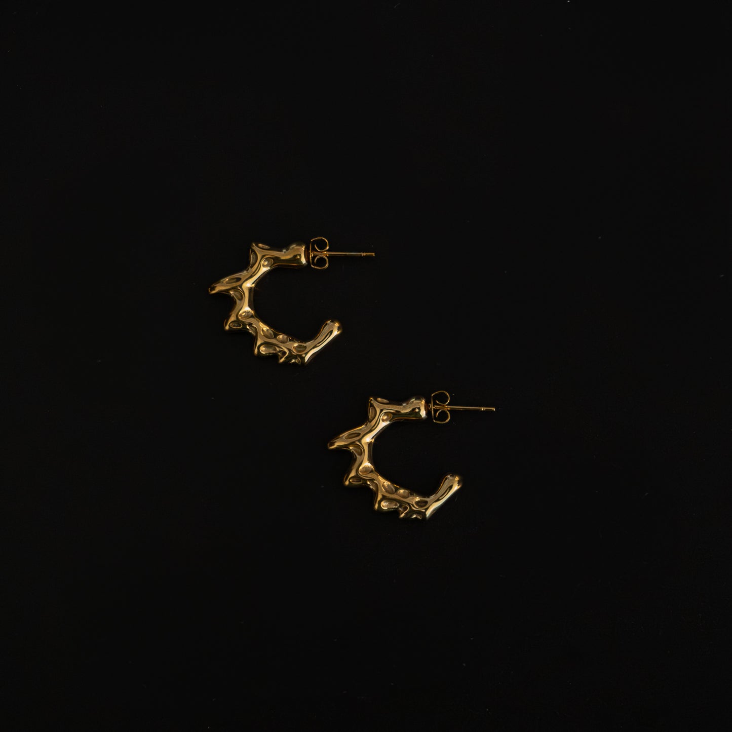 Orecchini Irregolari Gold