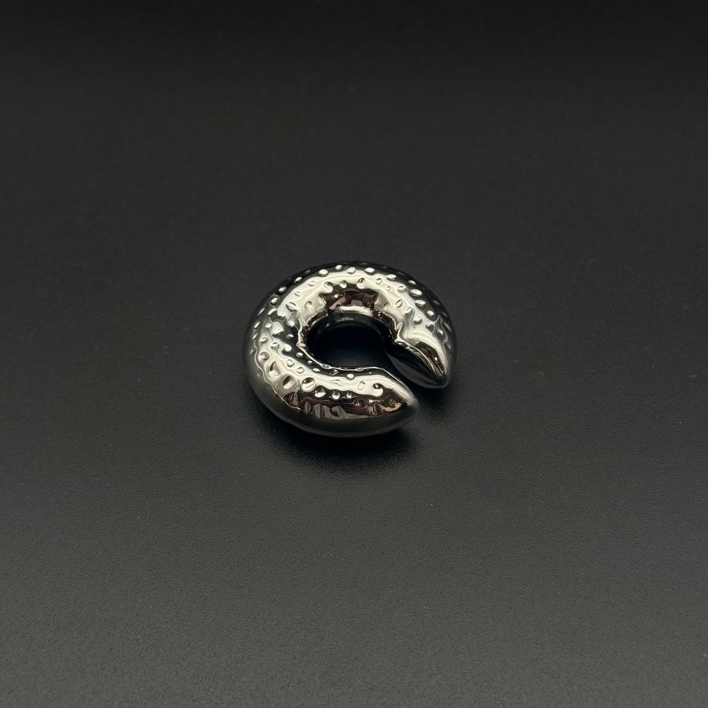 Earcuff Martellato Silver