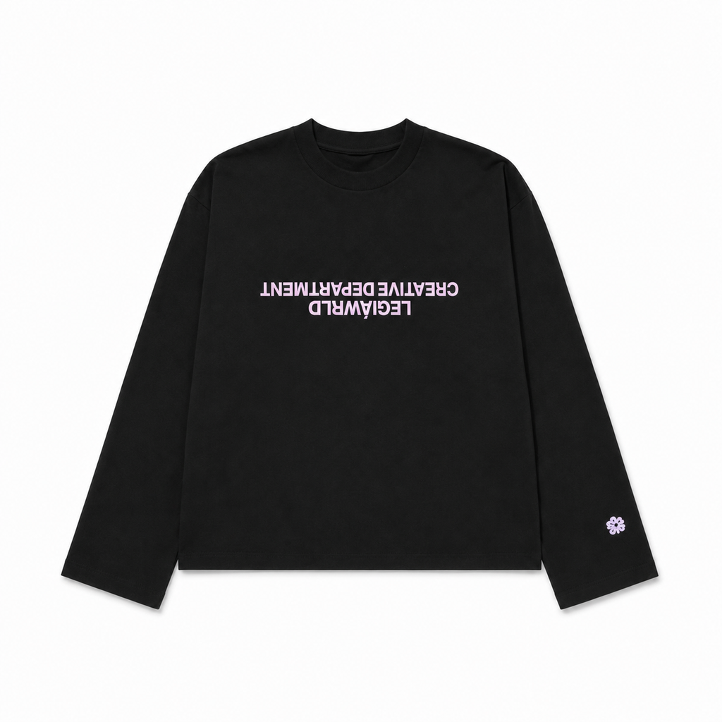 LegiáWrld Longsleeve BK tee