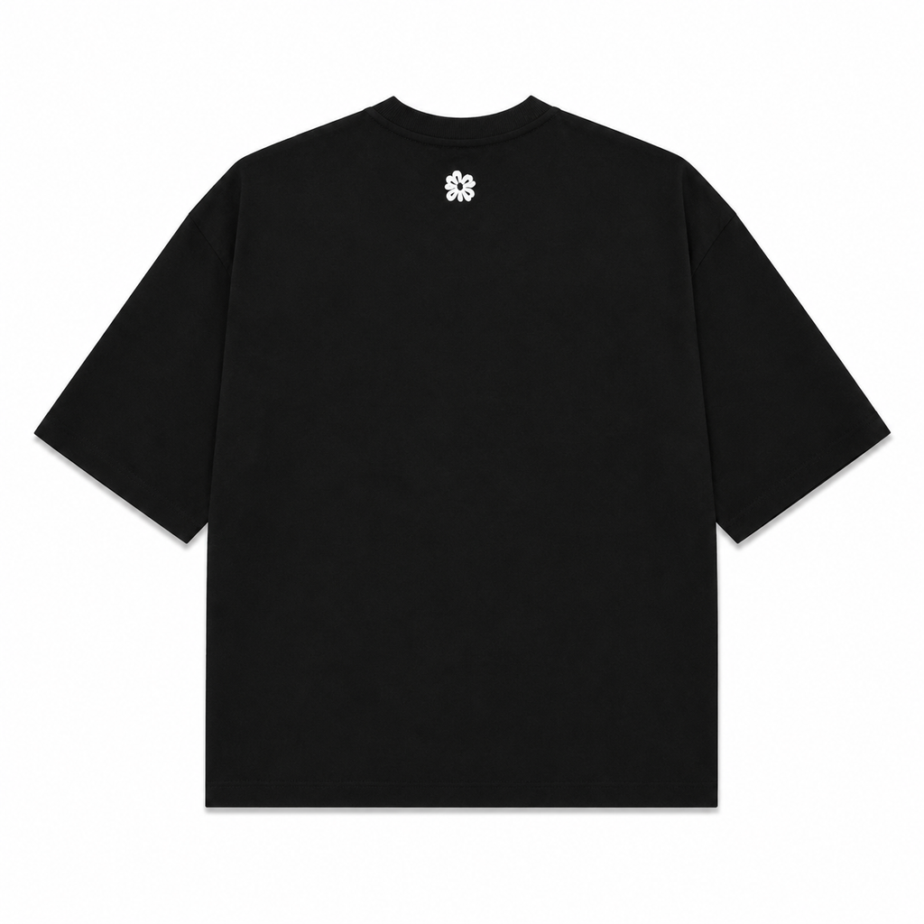 LegiáWrld BoxyOver Black Tee