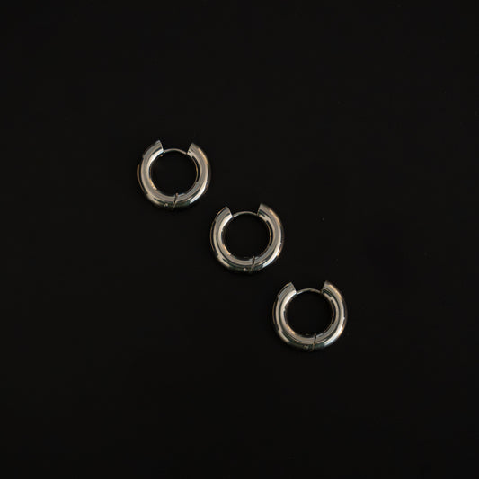 Campanelle Clip Mid Bombate Silver