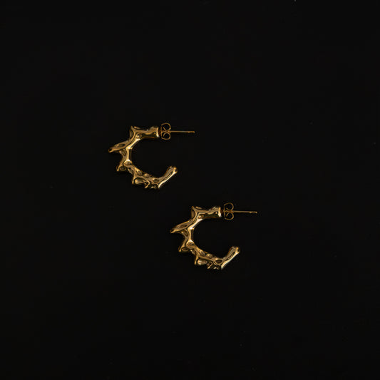 Orecchini Irregolari Gold