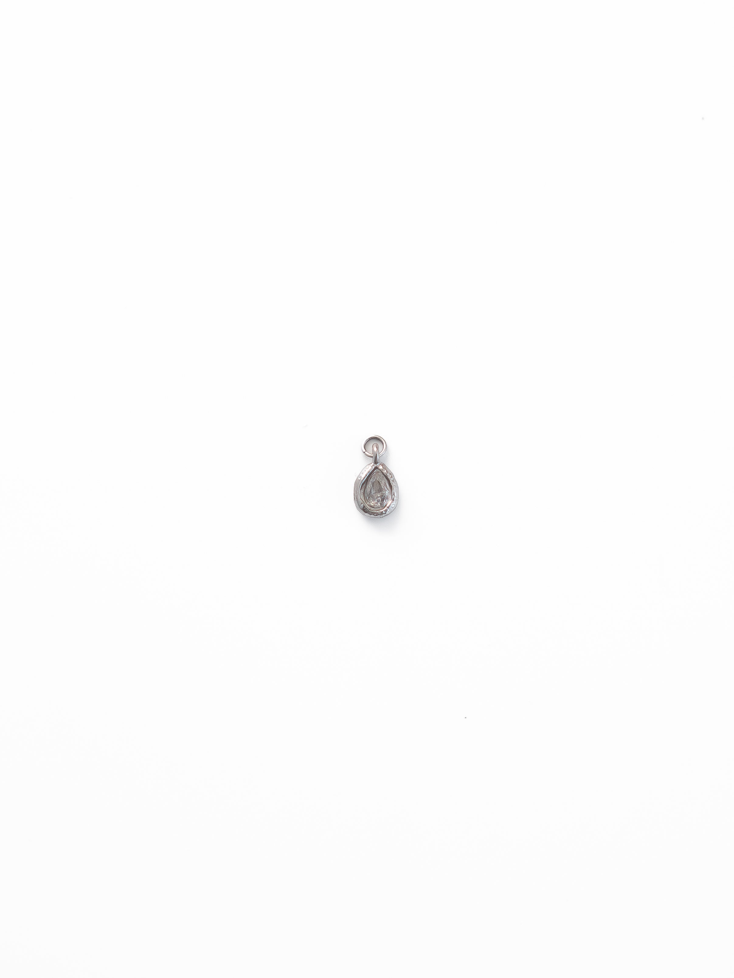 Ciondolo a Goccia con zircone trasparente