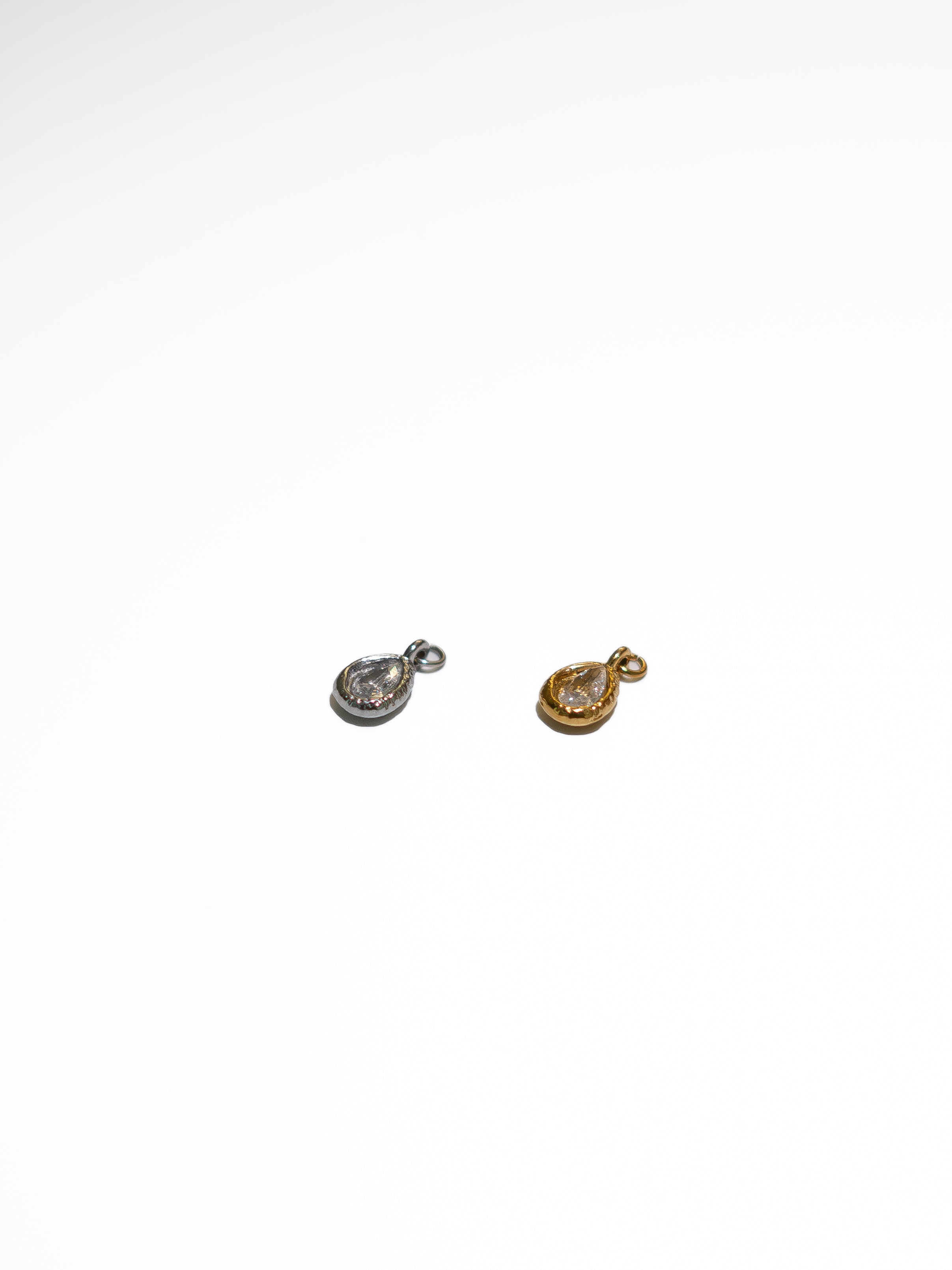 Ciondolo a Goccia con zircone trasparente