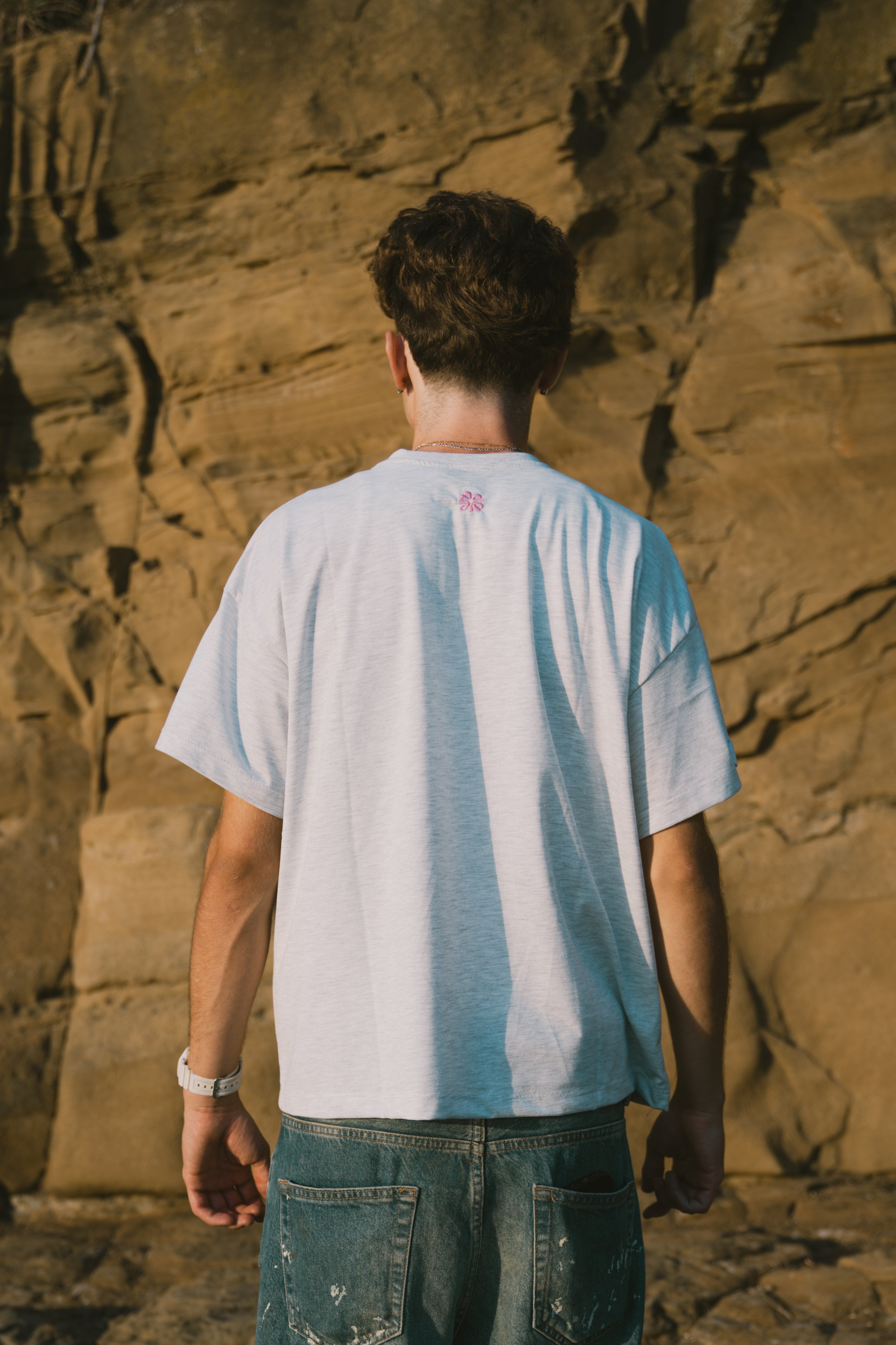 LegiáWrld BoxyOver Tee Grey