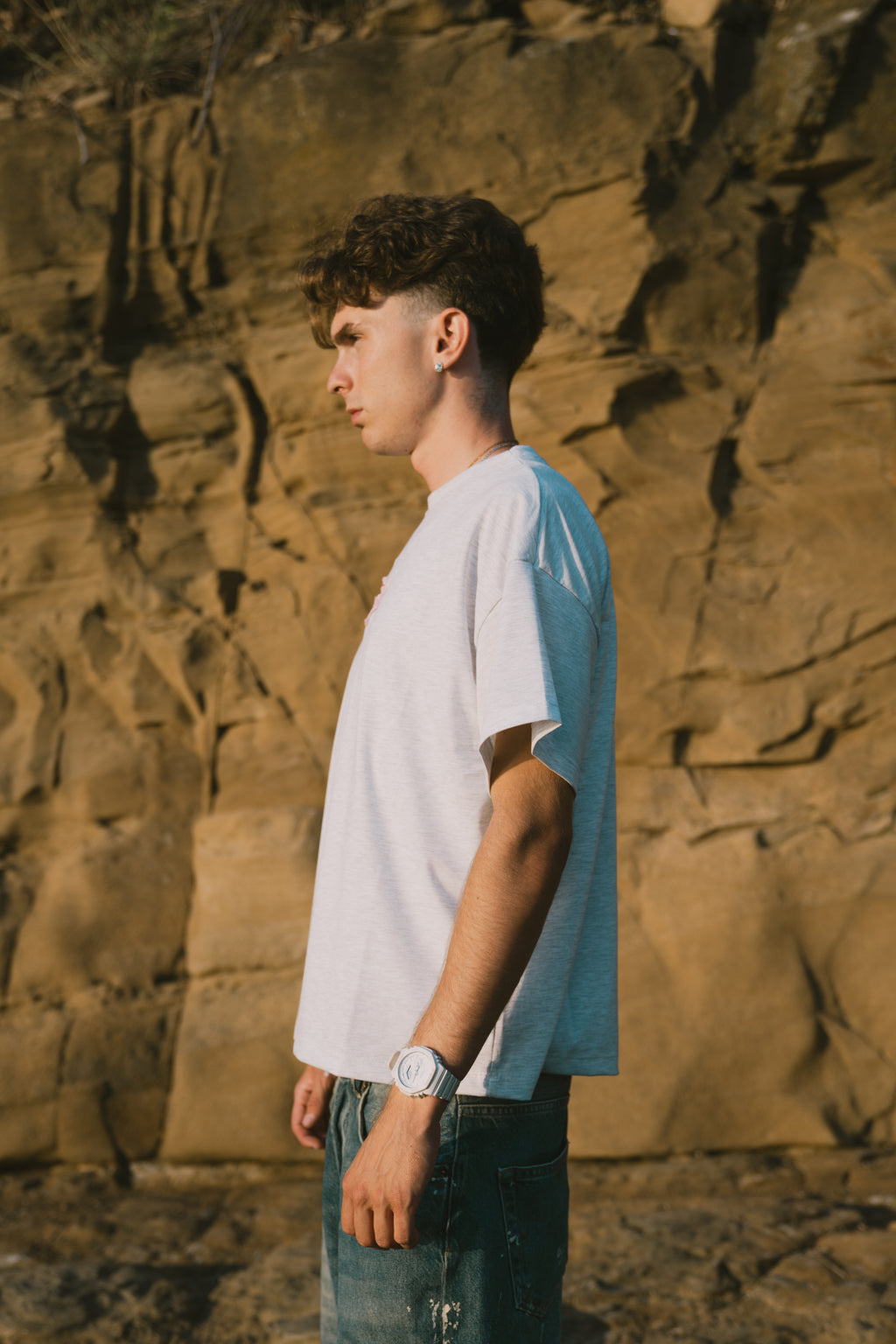 LegiáWrld BoxyOver Tee Grey