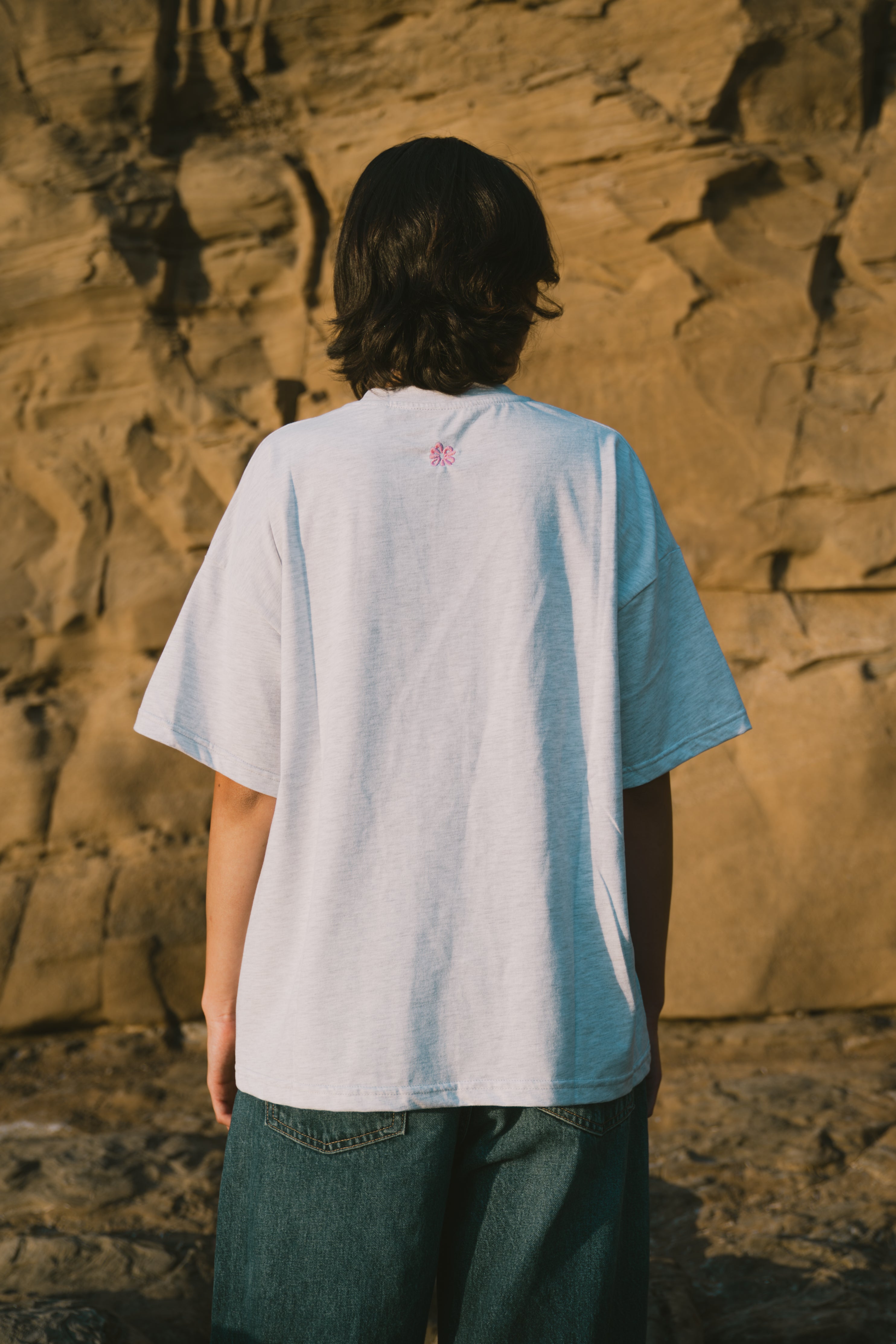 LegiáWrld BoxyOver Tee Grey