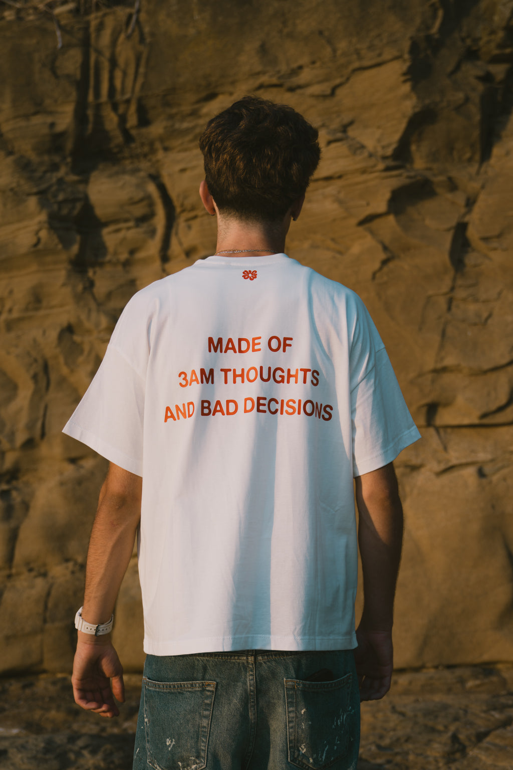 LegiáWrld 3 AM BoxyOver WH Tee