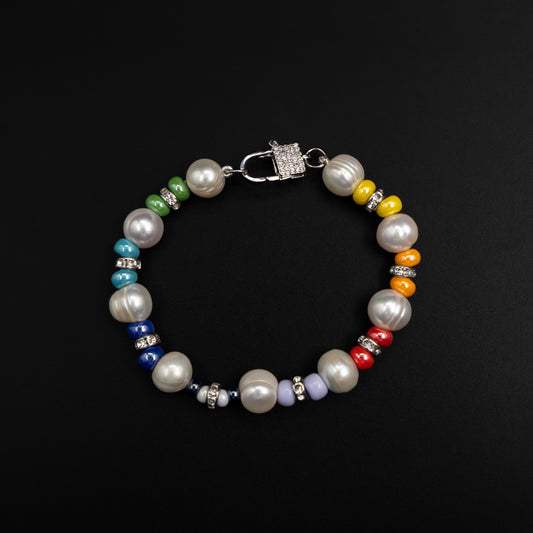 Bracciale Rainbow Pearl