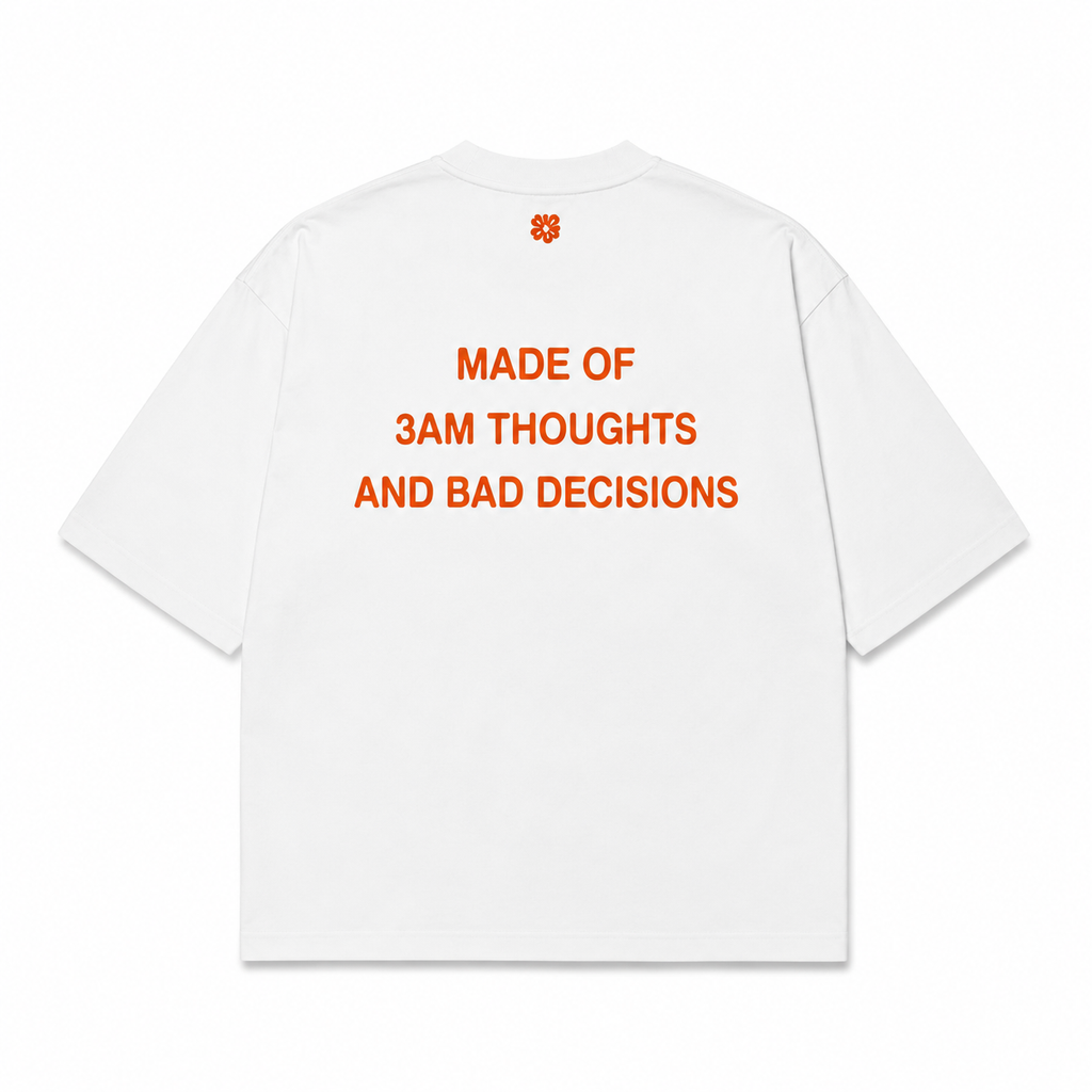 LegiáWrld 3 AM BoxyOver WH Tee