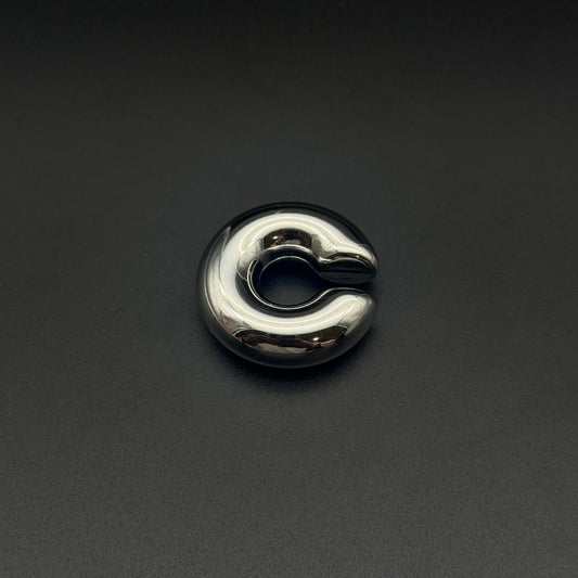 Earcuff Bombato Silver Liscio