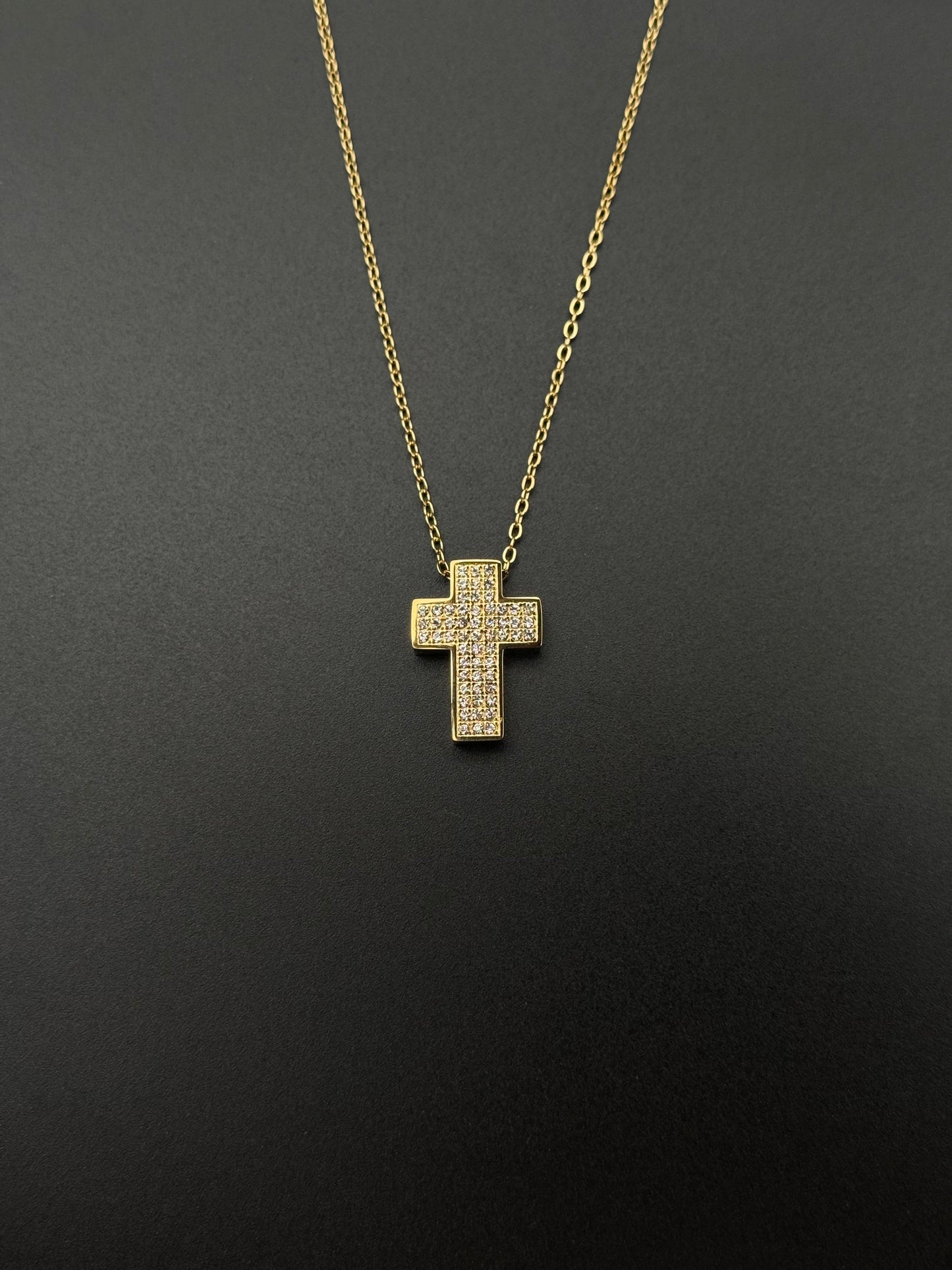 Shiny Cross Necklace