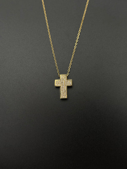 Shiny Cross Necklace